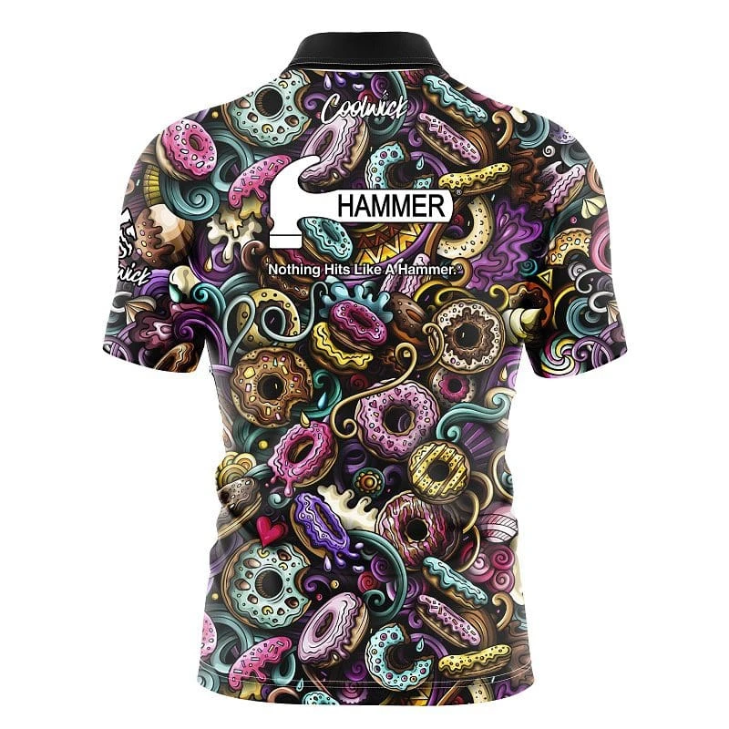 Hammer Doughnut Fast Track CoolWick Bowling Jersey 2 Hammer Doughnut Fast Track CoolWick Bowling Jersey - Image 2