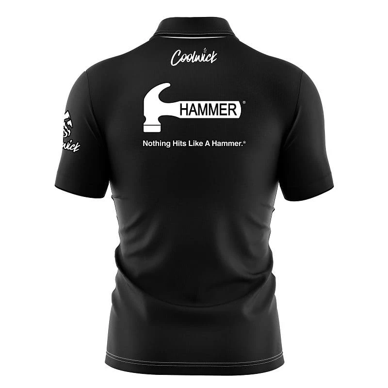 Hammer Black Fast Track CoolWick Bowling Jersey 2 Hammer Black Fast Track CoolWick Bowling Jersey - Image 2