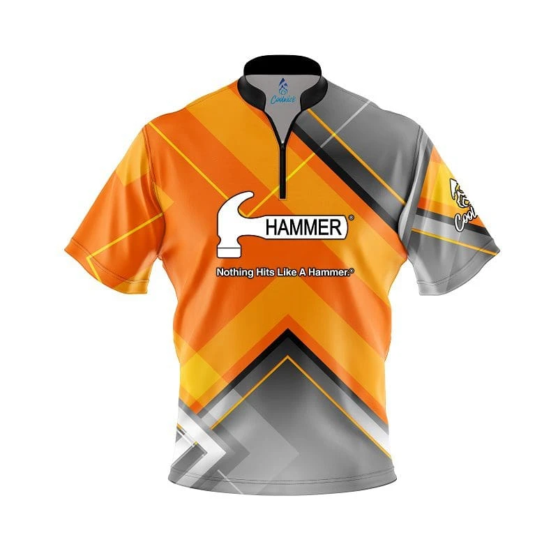 Hammer Orange Veneer Fast Track CoolWick Bowling Jersey 1 Hammer Orange Veneer Fast Track CoolWick Bowling Jersey
