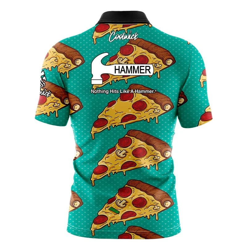Hammer Pizza Fast Track CoolWick Bowling Jersey 2 Hammer Pizza Fast Track CoolWick Bowling Jersey - Image 2