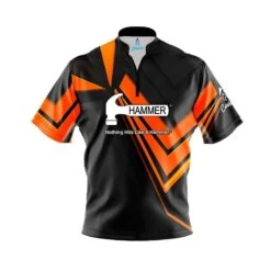Hammer Steaming Dynamic Orange Fast Track CoolWick Bowling Jersey