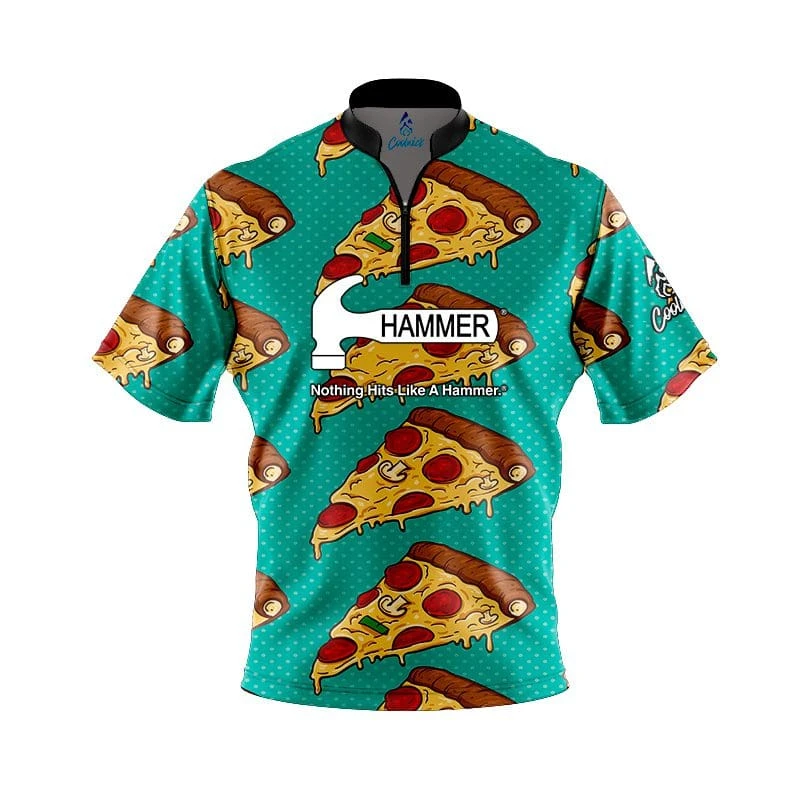 Hammer Pizza Fast Track CoolWick Bowling Jersey 1 Hammer Pizza Fast Track CoolWick Bowling Jersey