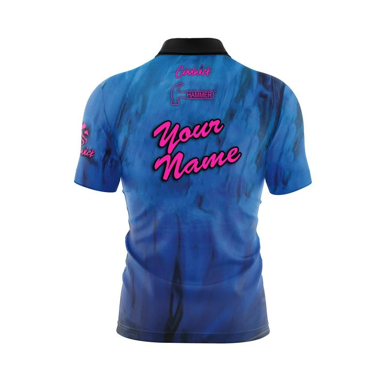 Hammer Black Widow Mania Fast Track CoolWick Bowling Jersey 3 Hammer Black Widow Mania Fast Track CoolWick Bowling Jersey - Image 3