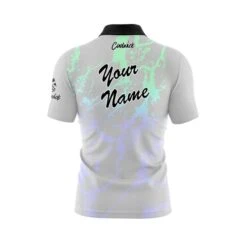 Grey Graffiti Fast Track CoolWick Bowling Jersey -Hammer Bowlingpro Store Grey Geometric Graffiti Fast Track NOB Back