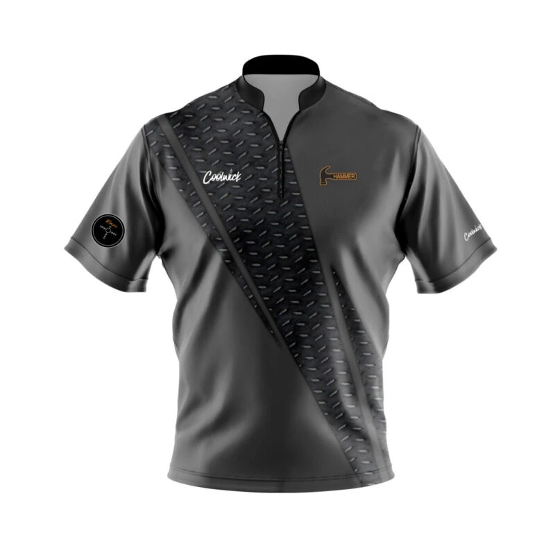 Hammer Rare Collection Diamond Chest Black CoolWick Bowling Jersey 1 Hammer Rare Collection Diamond Chest Black CoolWick Bowling Jersey