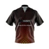 Hammer Fire Mesh Quick Ship CoolWick Sash Zip Bowling Jersey