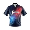 Hammer Grunge Sport Hex Quick Ship CoolWick Sash Zip Bowling Jersey