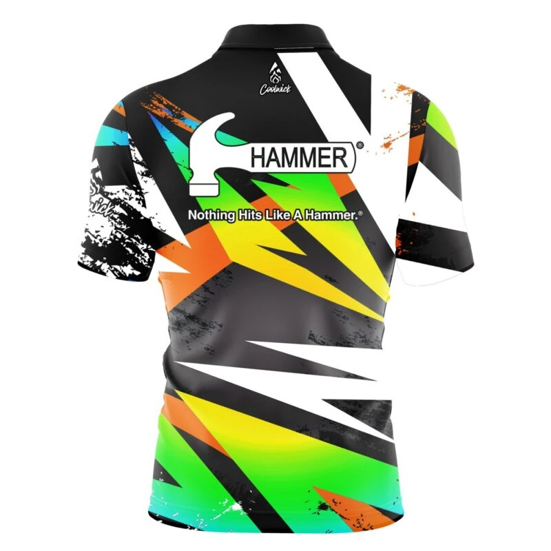 Hammer Lane Side Quick Ship CoolWick Bowling Jersey 2 Hammer Lane Side Quick Ship CoolWick Bowling Jersey - Image 2