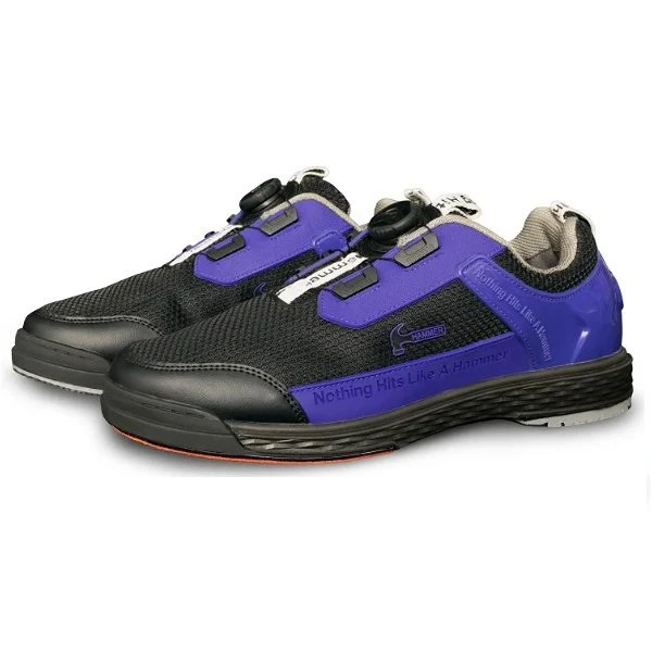 Hammer Men’s Power Diesel Black Purple Right Hand Bowling Shoes 3 Hammer Men’s Power Diesel Black Purple Right Hand Bowling Shoes - Image 3