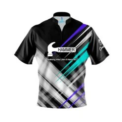 Hammer NFS Quick Ship CoolWick Sash Zip Bowling Jersey