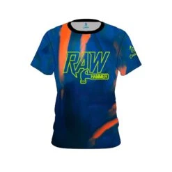 Hammer Raw Blue Black Orange CoolWick Bowling Jersey