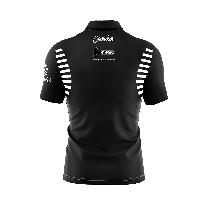 Hammer Vintage Black S20B Coolwick Bowling Jersey 2 Hammer Vintage Black S20B Coolwick Bowling Jersey - Image 2
