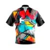 Hammer Shattered Spectrum Quick Ship CoolWick Sash Zip Bowling Jersey