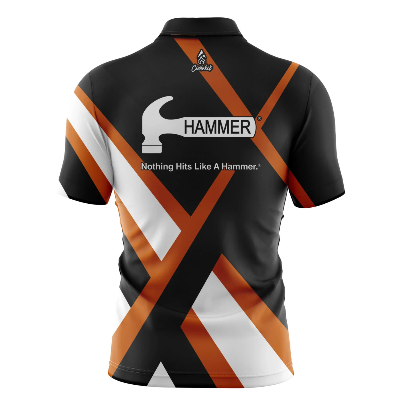 Hammer XXX Quick Ship CoolWick Sash Zip Bowling Jersey 2 Hammer XXX Quick Ship CoolWick Sash Zip Bowling Jersey - Image 2
