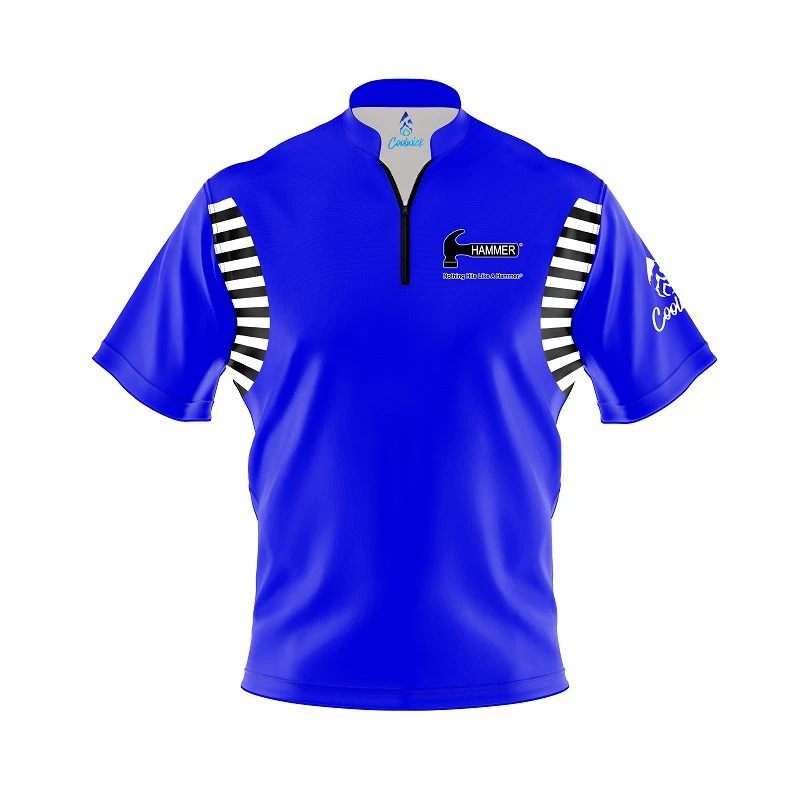 Hammer Vintage Blue S20BL Coolwick Bowling Jersey 1 Hammer Vintage Blue S20BL Coolwick Bowling Jersey