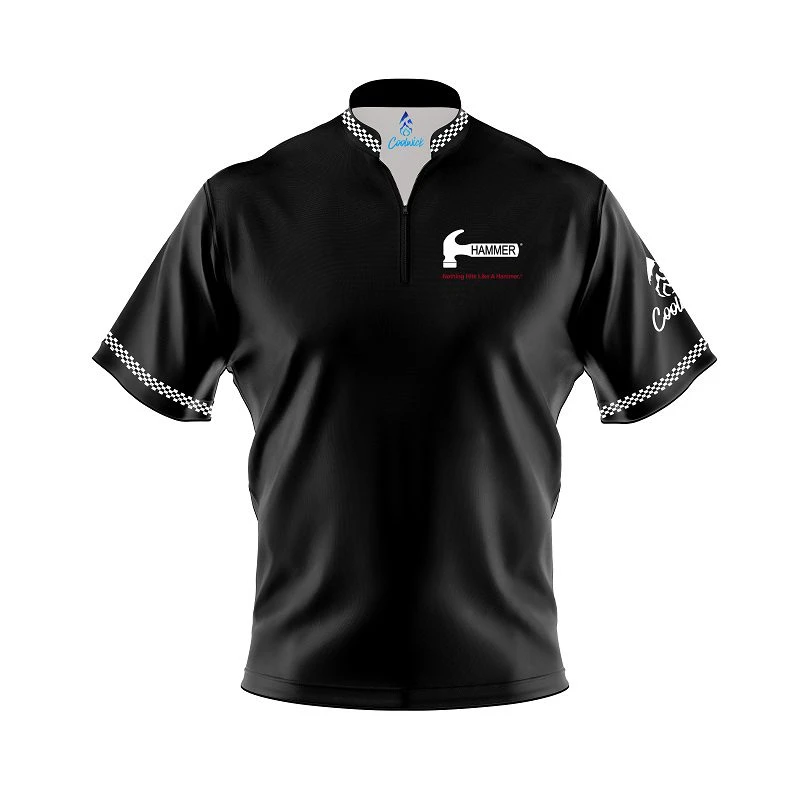 Hammer Vintage Black Z90B Coolwick Bowling Jersey 1 Hammer Vintage Black Z90B Coolwick Bowling Jersey