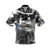 Hammer Glitch Quick Ship CoolWick Sash Zip Bowling Jersey