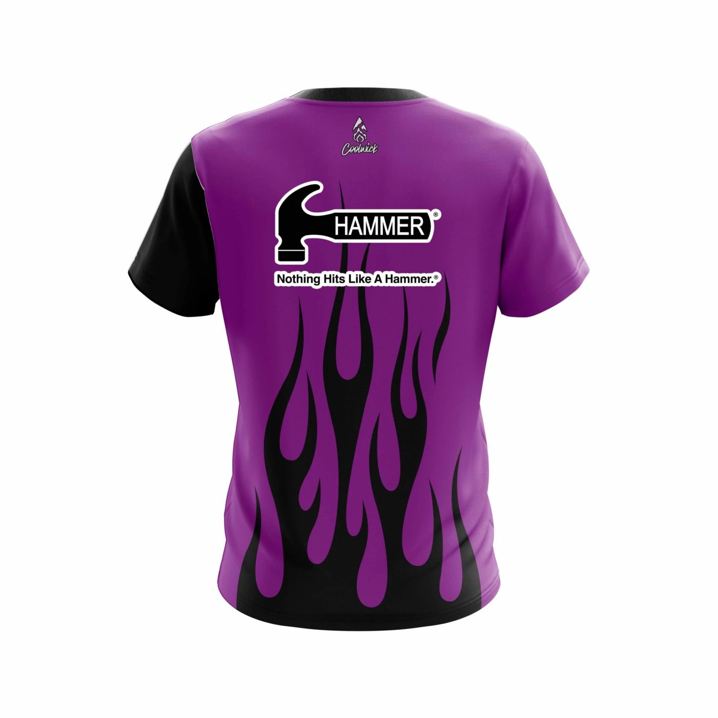 Hammer Purple Flaming CoolWick Bowling Jersey 2 Hammer Purple Flaming CoolWick Bowling Jersey - Image 2