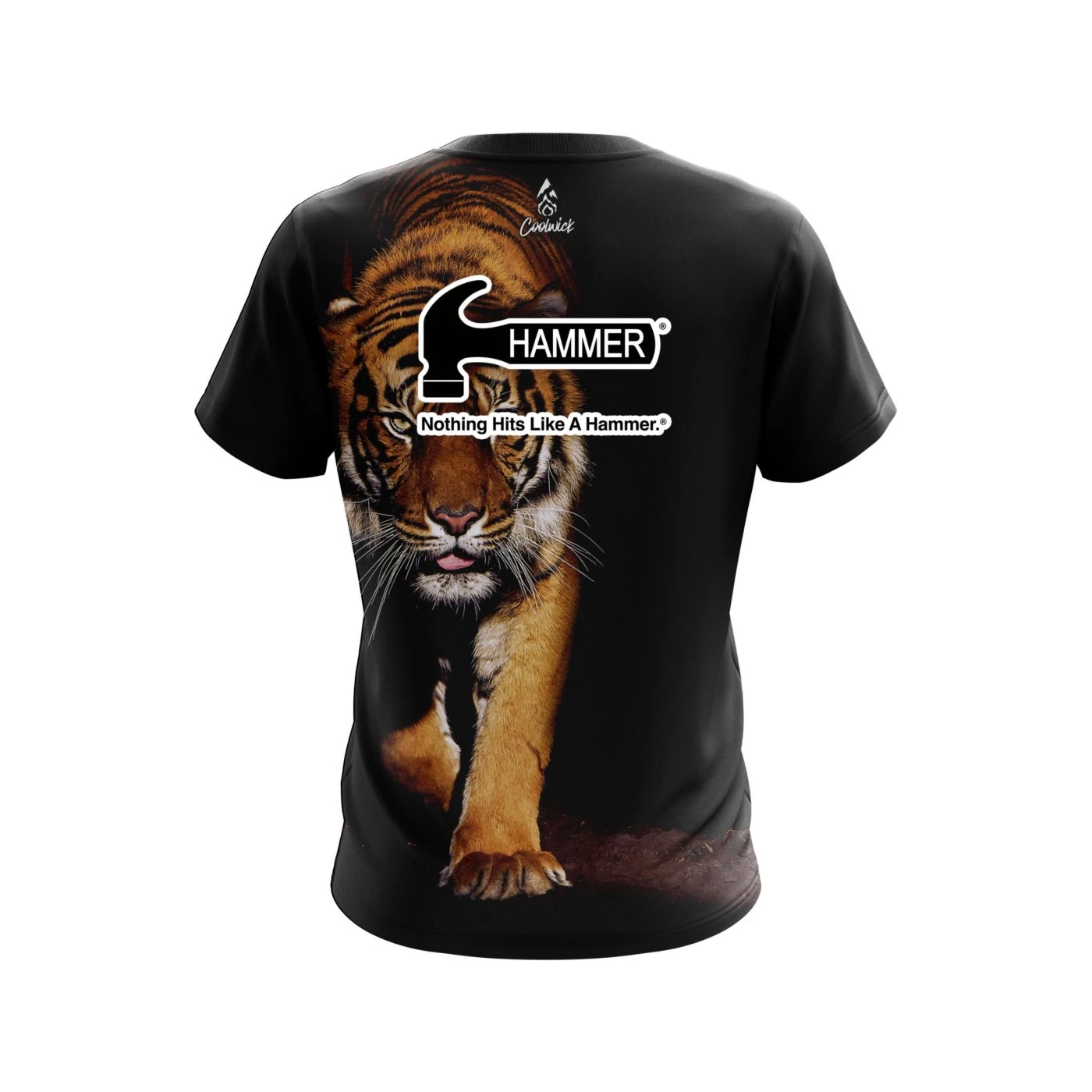 Hammer Jungle Tiger CoolWick Bowling Jersey 2 Hammer Jungle Tiger CoolWick Bowling Jersey - Image 2