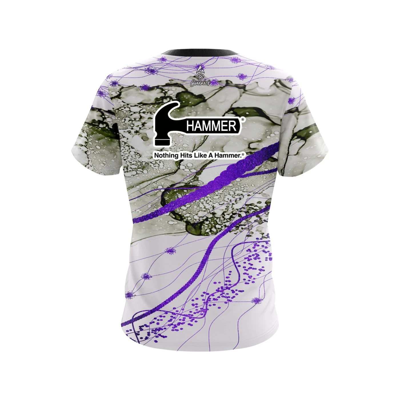 Hammer Purple Granite CoolWick Bowling Jersey 2 Hammer Purple Granite CoolWick Bowling Jersey - Image 2