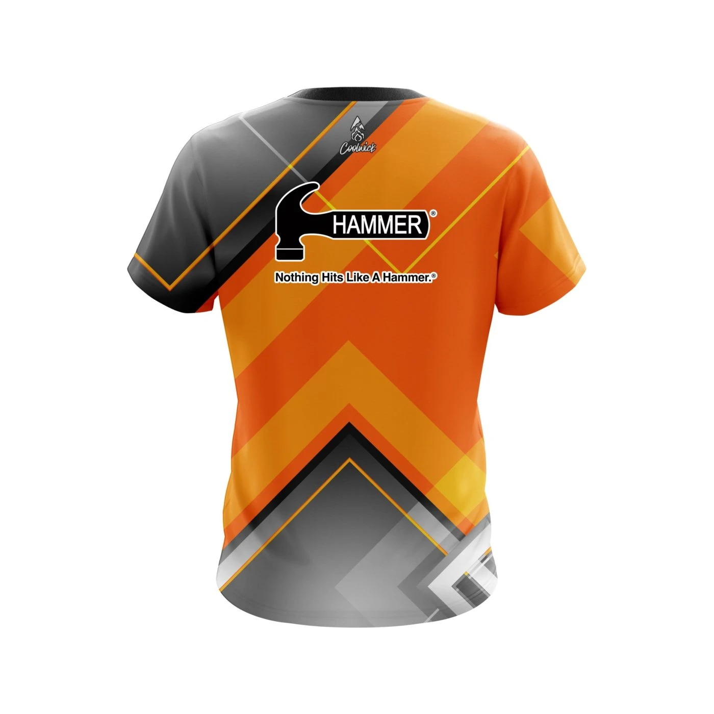 Hammer Orange Veneer CoolWick Bowling Jersey 2 Hammer Orange Veneer CoolWick Bowling Jersey - Image 2