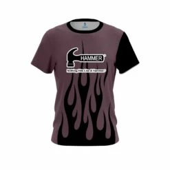 Hammer Bowlingpro Store 9 Hammer Eggplant Flaming CoolWick Bowling Jersey