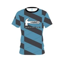 Hammer Blue Slanted CoolWick Bowling Jersey