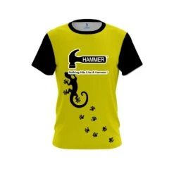 Hammer Yellow Gecko CoolWick Bowling Jersey
