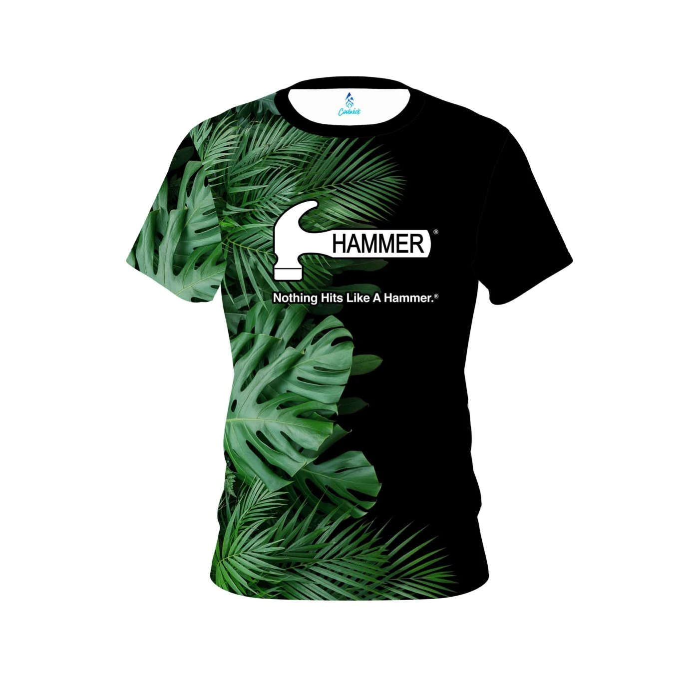 Hammer Jungle Leaves CoolWick Bowling Jersey 1 Hammer Jungle Leaves CoolWick Bowling Jersey