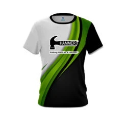 Hammer Bowlingpro Store 3 Hammer Green Flutter CoolWick Bowling Jersey