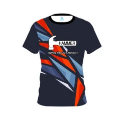 Hammer Navy Sport CoolWick Bowling Jersey