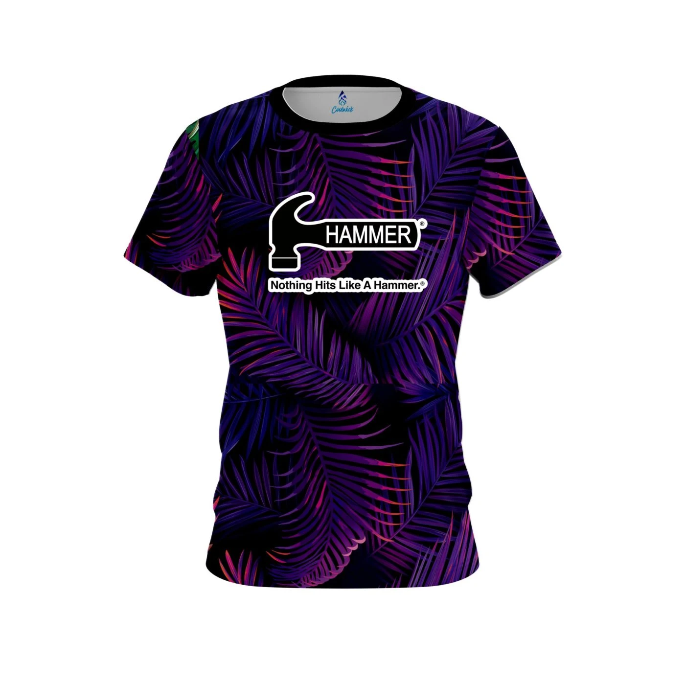 Hammer Purple Jungle CoolWick Bowling Jersey 1 Hammer Purple Jungle CoolWick Bowling Jersey