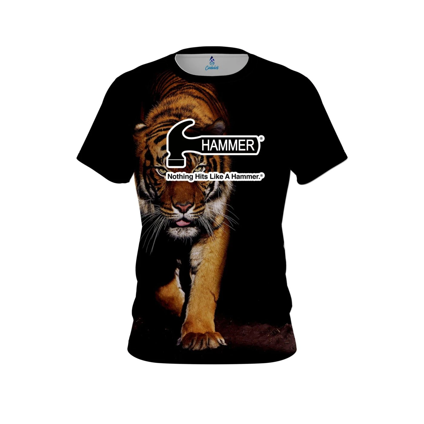 Hammer Jungle Tiger CoolWick Bowling Jersey 1 Hammer Jungle Tiger CoolWick Bowling Jersey
