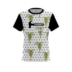 Hammer Polka Dots Palm Trees CoolWick Bowling Jersey
