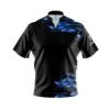 Blue Luxury Strikes Fast Track CoolWick Bowling Jersey