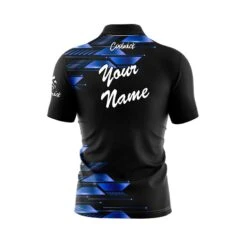 Blue Luxury Strikes Fast Track CoolWick Bowling Jersey -Hammer Bowlingpro Store Plain Blue Luxury Strikes Fast Track Name Back