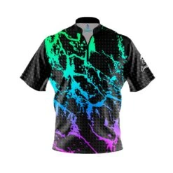 Geometric Graffiti Fast Track CoolWick Bowling Jersey
