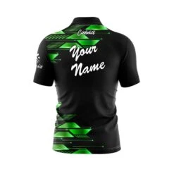 Green Luxury Strikes Fast Track CoolWick Bowling Jersey 5 Green Luxury Strikes Fast Track CoolWick Bowling Jersey -Hammer Bowlingpro Store Plain Green Luxury Strikes Fast Track Name Back