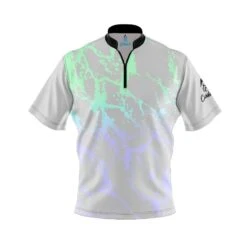 Grey Graffiti Fast Track CoolWick Bowling Jersey