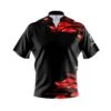 Red Luxury Strikes Fast Track CoolWick Bowling Jersey