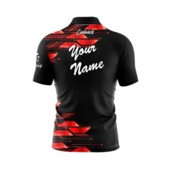 Red Luxury Strikes Fast Track CoolWick Bowling Jersey -Hammer Bowlingpro Store Plain Red Luxury Strikes Fast Track Name Back