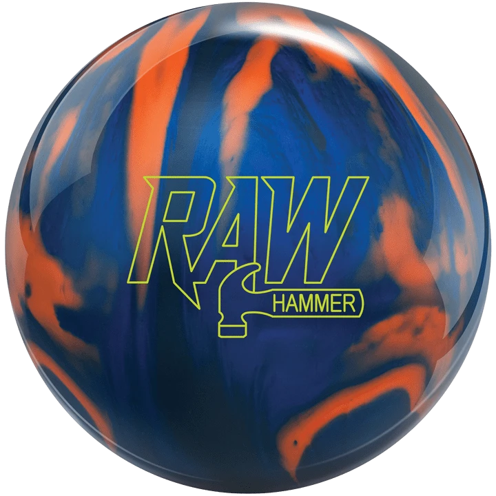 Hammer Raw Hammer Blue Black Orange Bowling Ball 1 Hammer Raw Hammer Blue Black Orange Bowling Ball