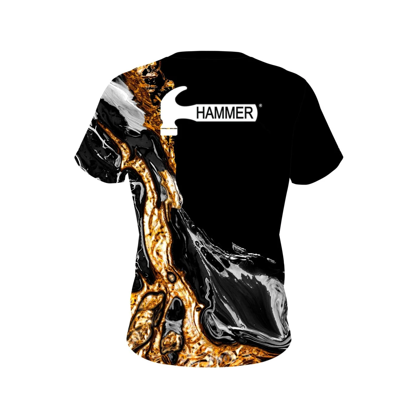 Hammer Onyx Gold CoolWick Bowling Jersey 2 Hammer Onyx Gold CoolWick Bowling Jersey - Image 2