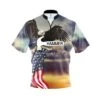 Hammer Sunset Eagle 2.0 Quick Ship CoolWick Sash Zip Bowling Jersey