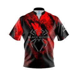 Hammer Black Widow Red Pearl Quick Ship CoolWick Bowling Jersey